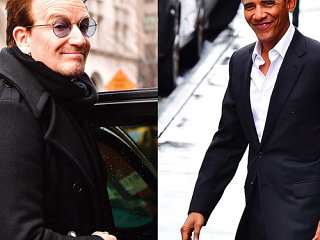 Barack and Michelle Obama’s Post–White House Activities Now Include Lunch with Bono